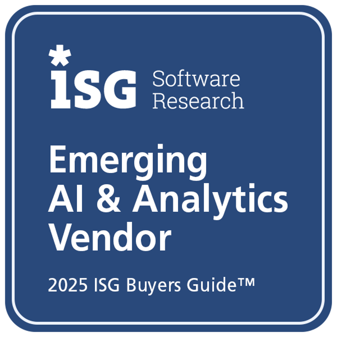 ISG Software Research Emerging AI & Analytics Vendor